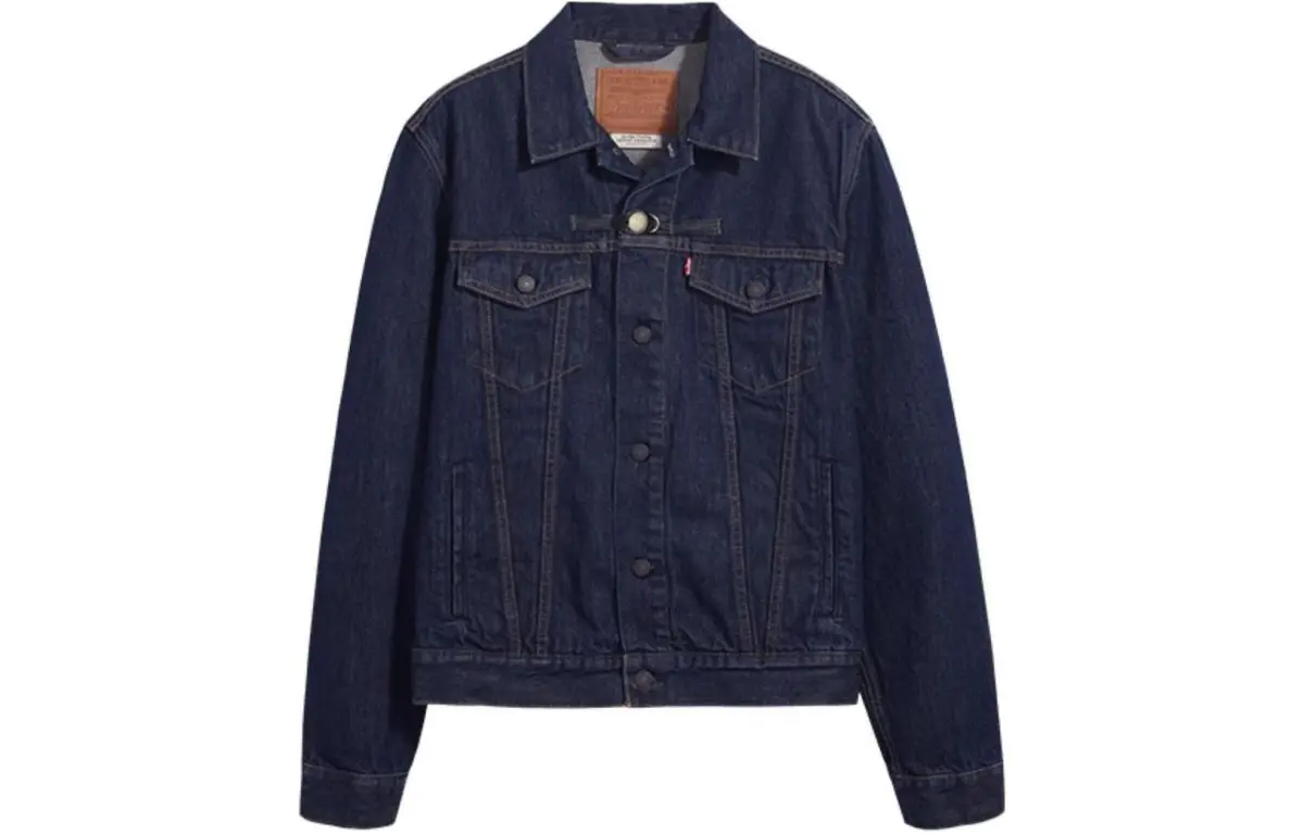 Levi's Year Of The Dragon Limited Edition Collection Denim Jacket Men's Dark Blue