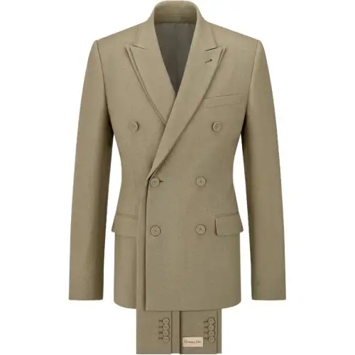 DIOR Business Suit Coat Men's Brown Green
