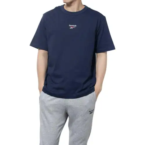 Reebok T Shirt Men's Marine Blue