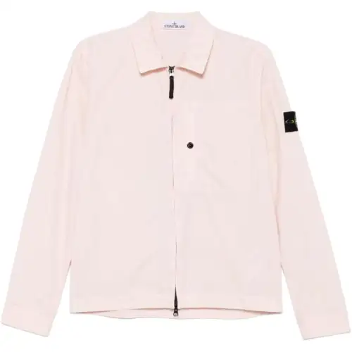 STONE ISLAND Jackets & Coats Men's Light Pink
