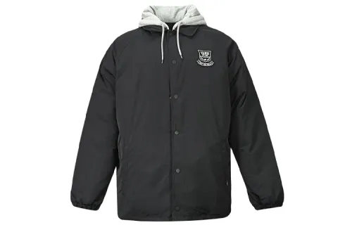 Vans Down Jackets Men's Black Hooded Moderate Other