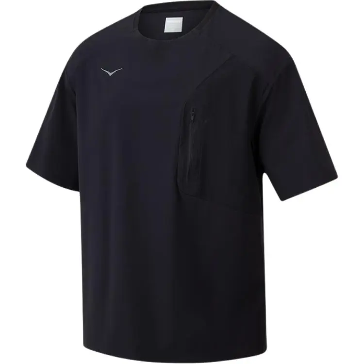 HOKA ONE ONE OUTDOOR TECH WOVEN SS CHN T Shirt Men's Black