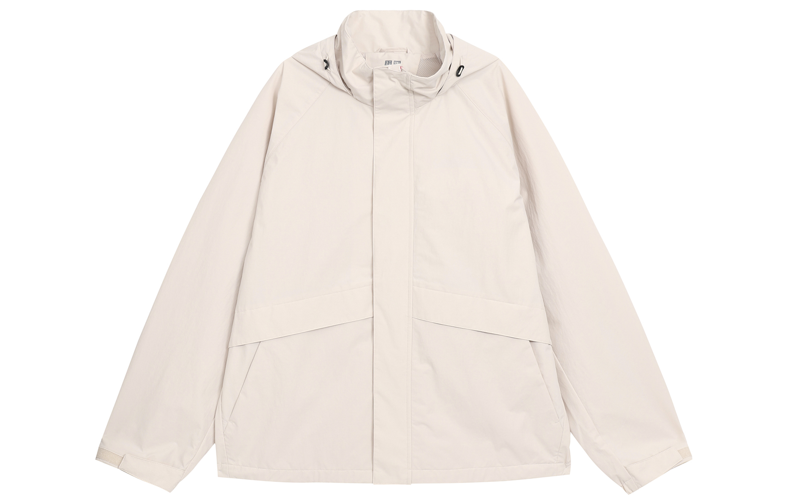 Мужская куртка UNIQLO (рубчато-белая)