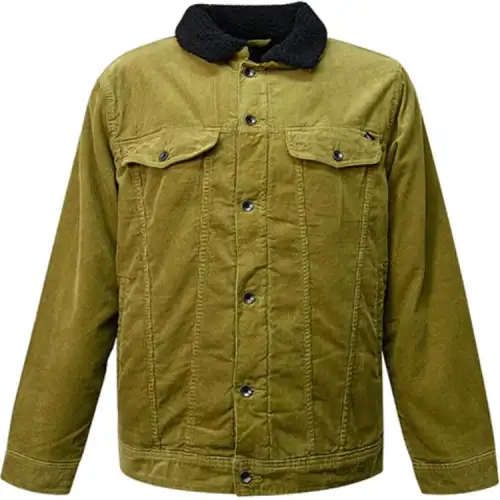 Vans Puffer Jackets Men's Yellow Lapel Moderate Other