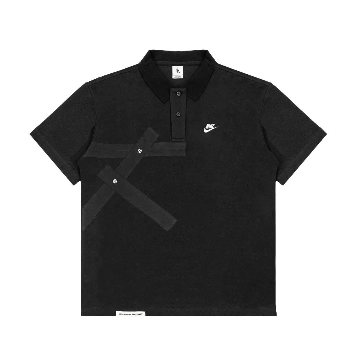 Nike Polo Shirts Unisex Black Moderate