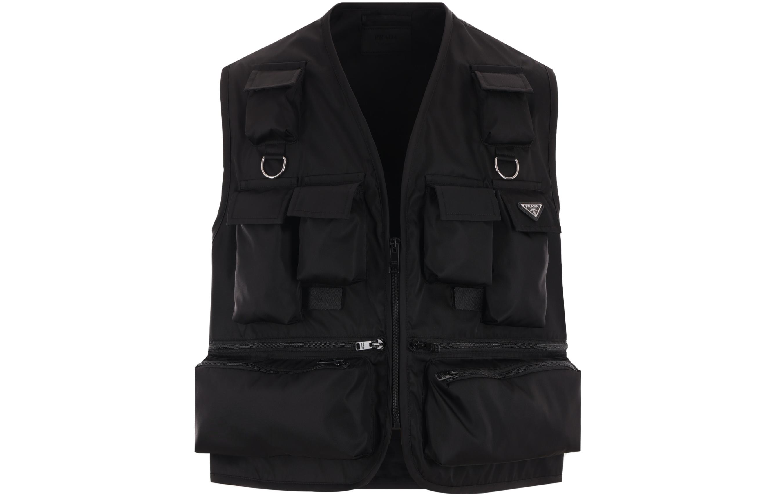 Мужская куртка Prada SGC499-1WQ8-F0002-S-OOO (черная)
