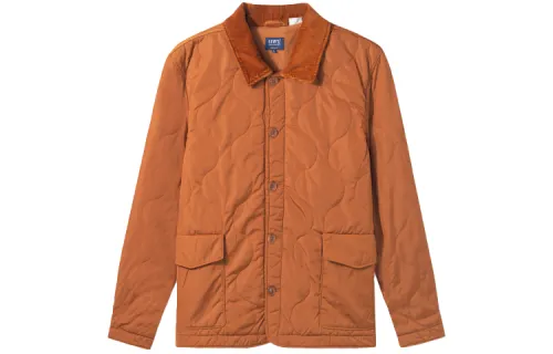 Levis Puffer Jacket Men's Orange