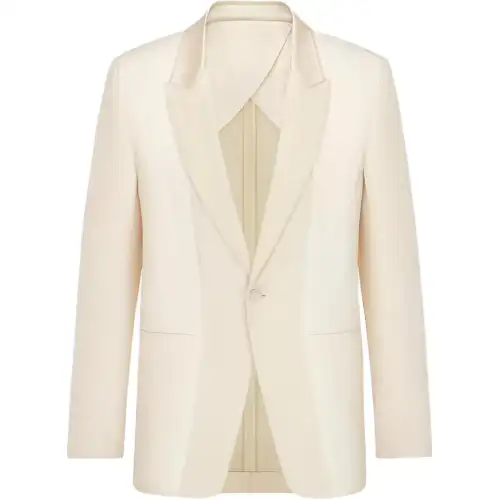 DIOR Business Suits Men's Ecru Suit Collar Moderate