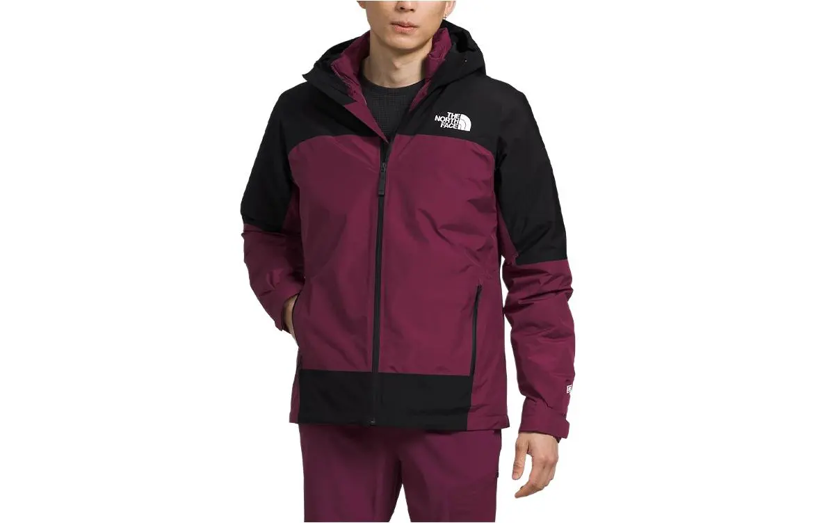 THE NORTH FACE Mountain Light Triclimate Waterproof, Windproof, And Breathable Windbreaker Jacket Men's Fuchsia