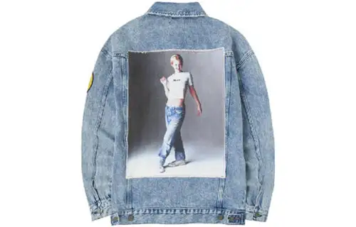 Drew House Denim Jacket Unisex Blue