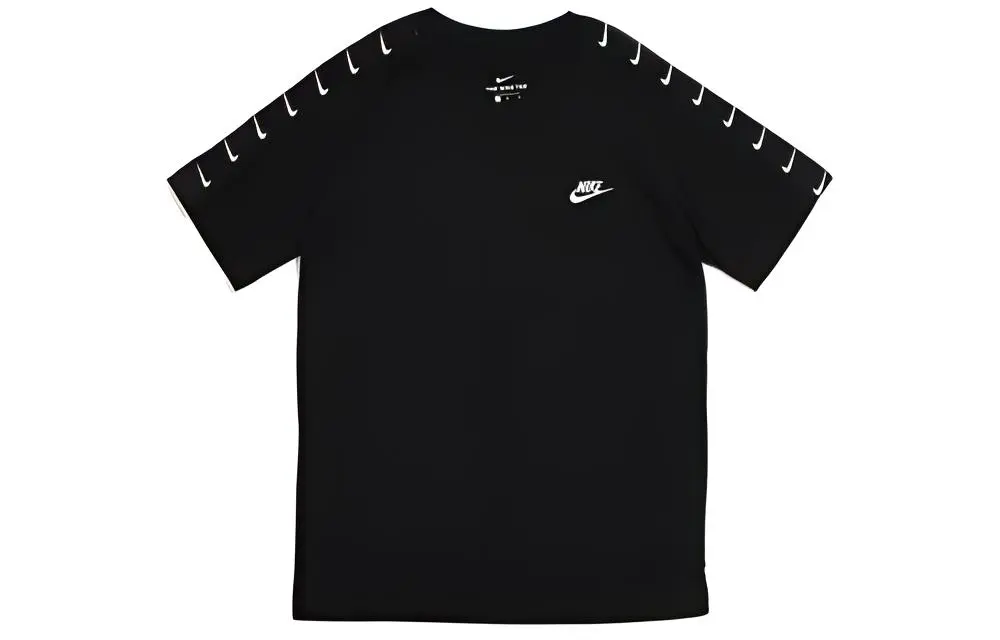 Nike T-Shirts Men's Crew Neck Moderate Straight Fit