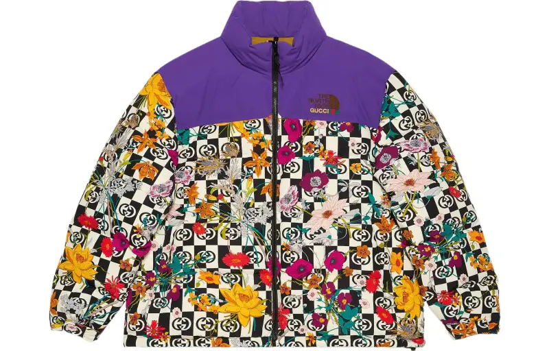 GUCCI X The North Face Floral Down Jacket