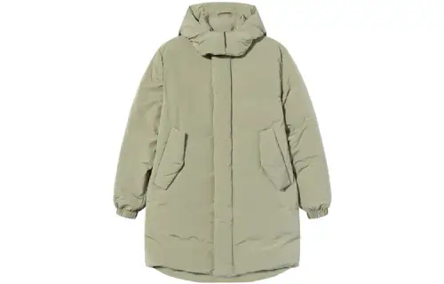 Stussy Down Jackets Men's Cyan Hooded Moderate Other