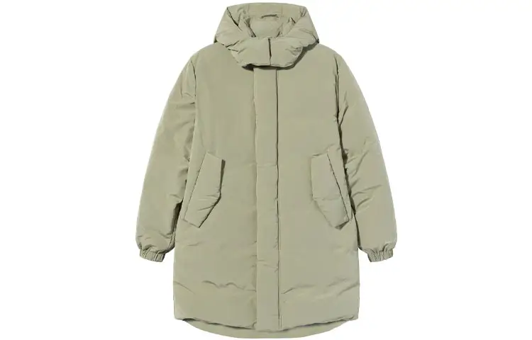 Stussy Down Jackets Men's Cyan Hooded Moderate Other