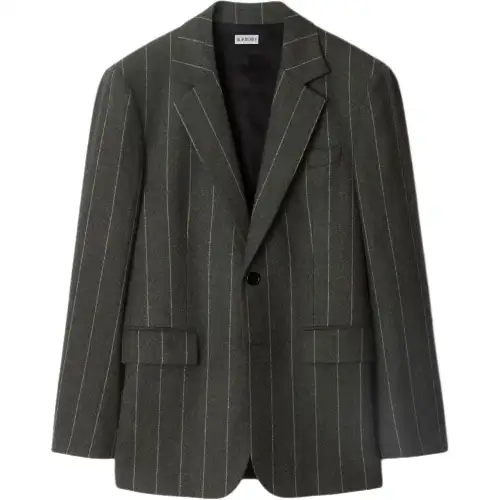 Burberry pinstriped blazer