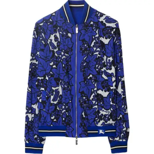 Burberry Reversible Botanical-print Bomber Jacket
