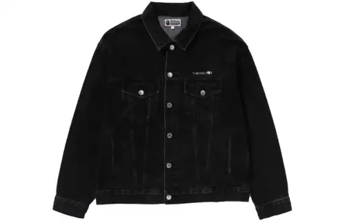 A Bathing Ape star-detail denim jacket