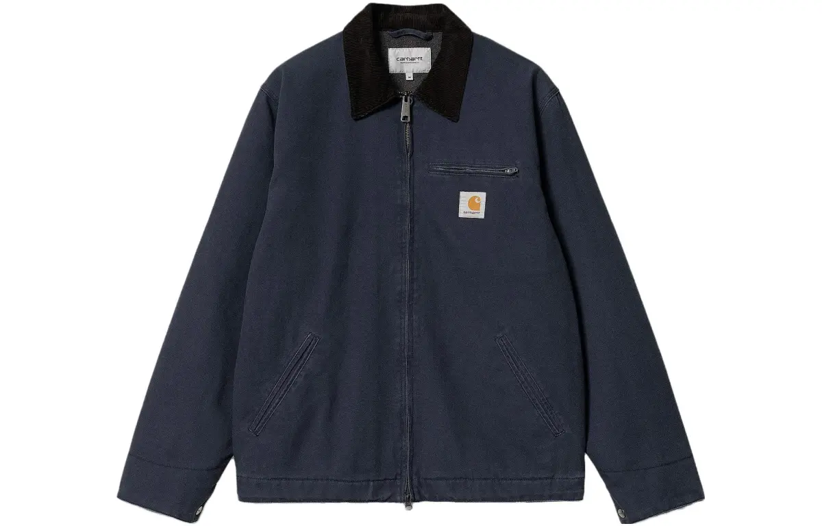 Carhartt WIP Jackets Men's Blue Lapel Moderate Other