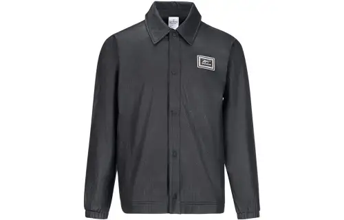 Reebok Jackets Men's Black Lapel Moderate Other