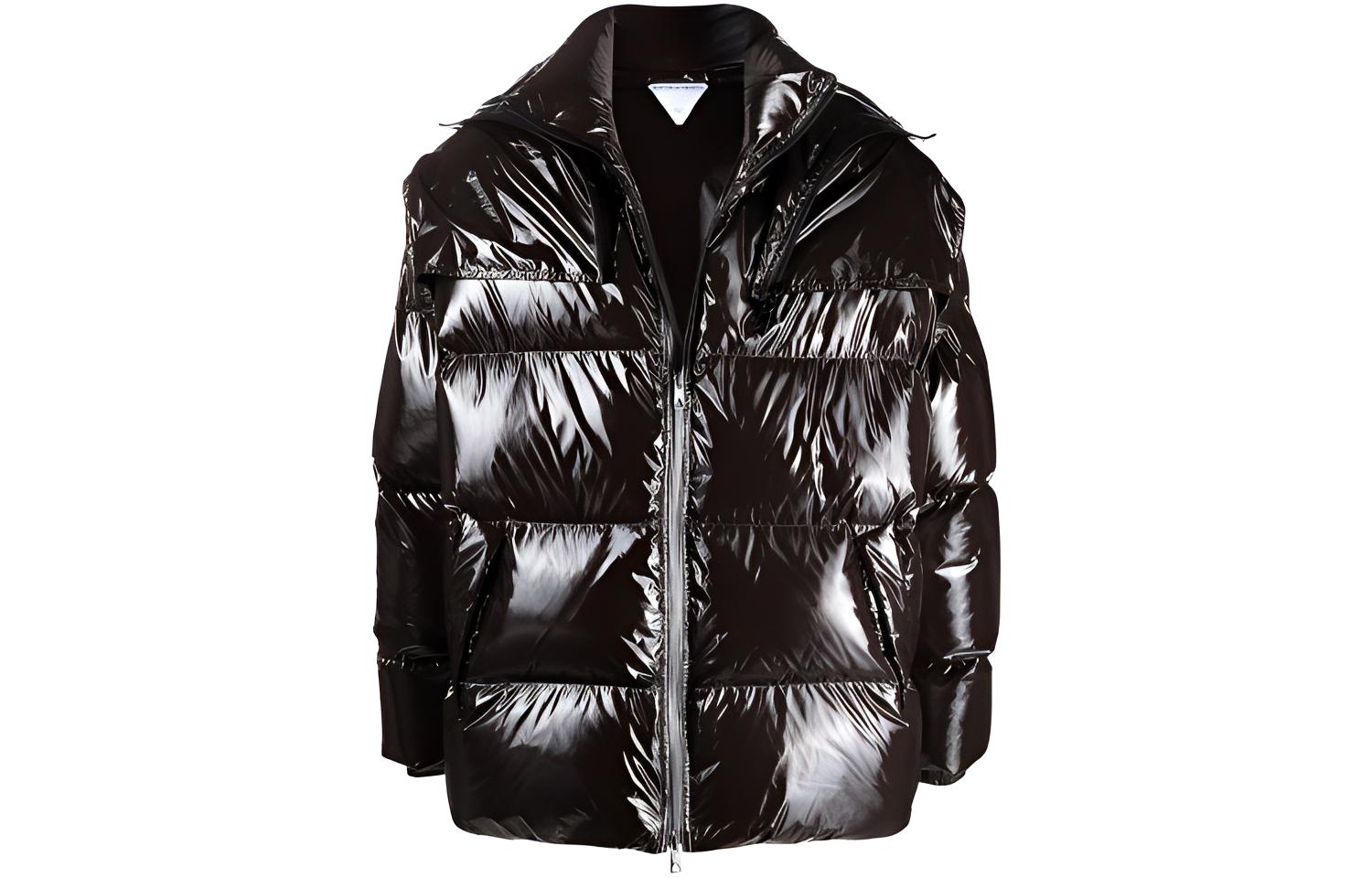 Мужская куртка Bottega Veneta Down Jacket (коричневая)