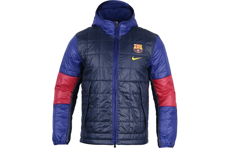Nike Puffer Jacket Barcelona Men's Navy Blue