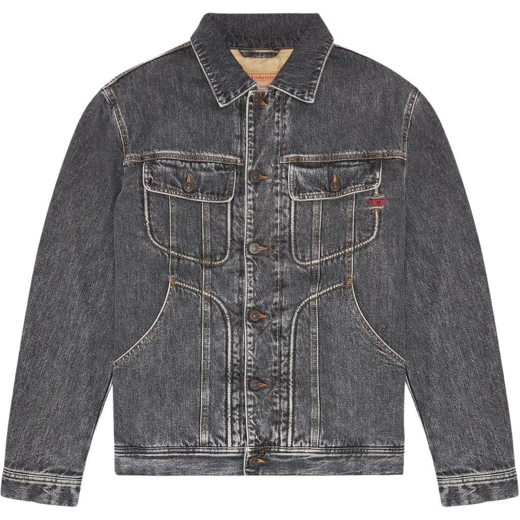 DIESEL Jackets & Coats Men's Black