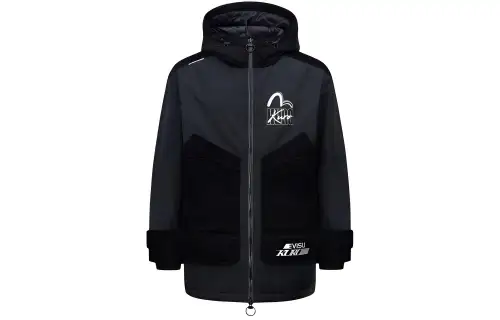 EVISU Puffer Jacket Men's Black