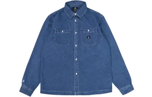 Converse FW23 Denim Jacket Men's Blue