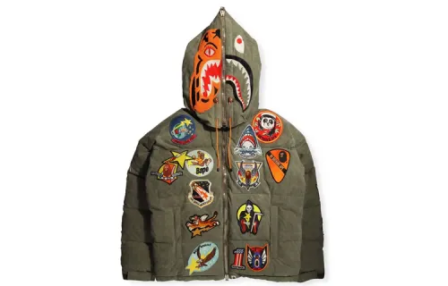 Bape X Readymade Tiger Shark Down Jacket