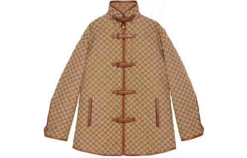 GUCCI FW22 Puffer Jacket Men's Khaki