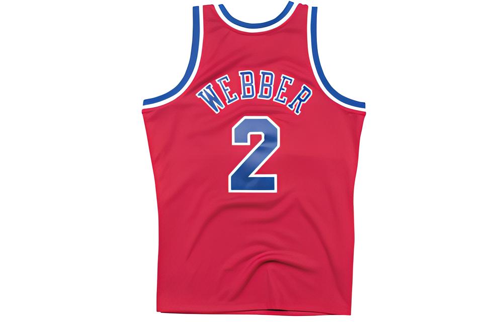 Mitchell & Ness Washington Bullets Road 1994 95 Chris Webber Swingman Jersey