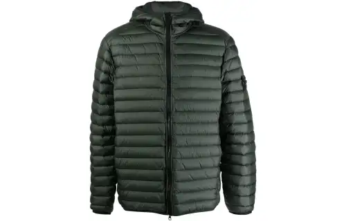 STONE ISLAND Compass patch Padded Short Jacket