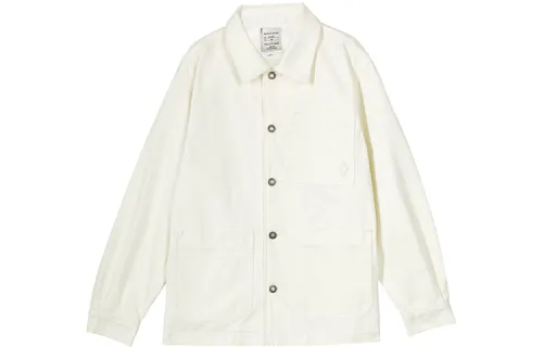 Skechers Jackets Unisex Denim Light Beige Yellow Lapel Moderate Other