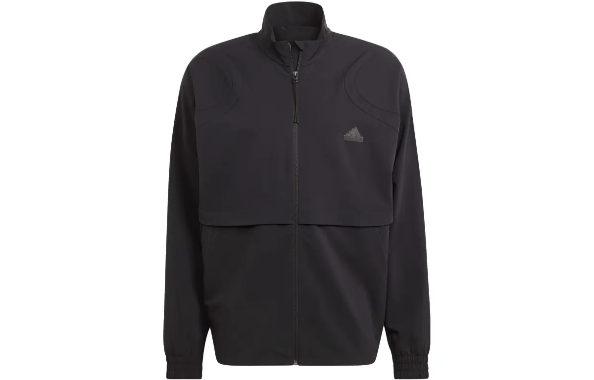 Adidas CITY ESCAPE Jackets Men's Black Stand Collar Moderate Other