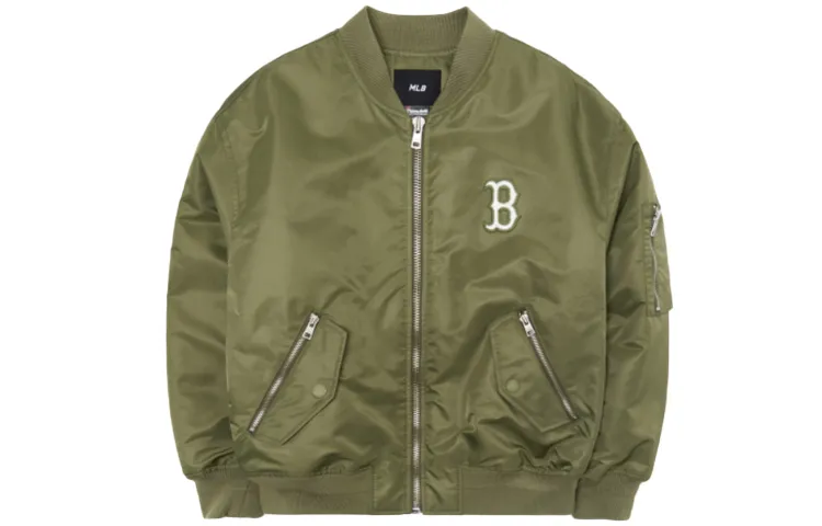 MLB Puffer Jacket Winter Unisex Army Green
