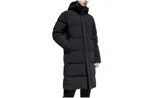 ANTA Variety Training Collection Down Jackets Men's Black Hooded Moderate