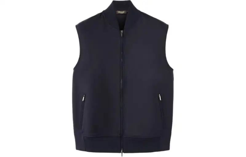 Loro Piana Vest Men's Dark Blue