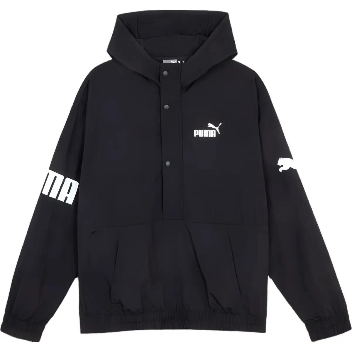 PUMA Jackets Men's Black Hooded Moderate Other