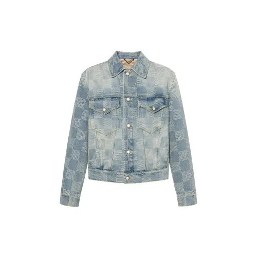LOUIS VUITTON SS24 Denim Jacket Men's Blue