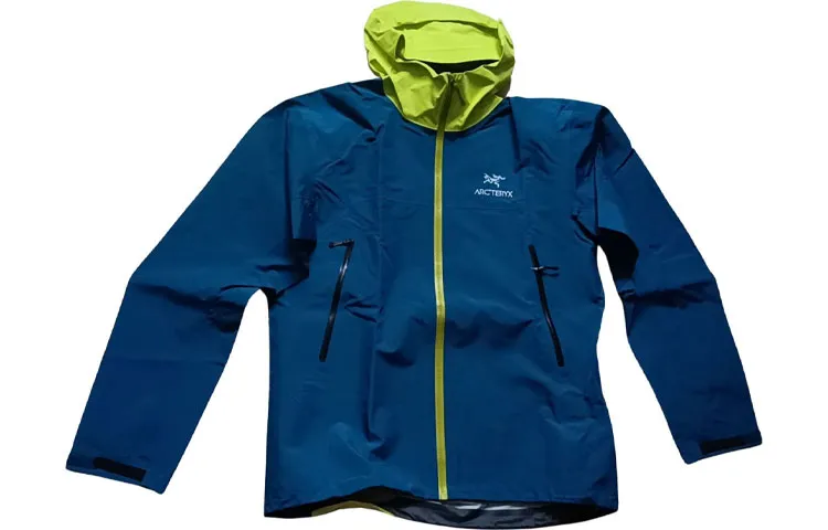 Arc'teryx BETA Windbreaker Jacket Men's Blue & Yellow Color Block/Forcefield/Sprint