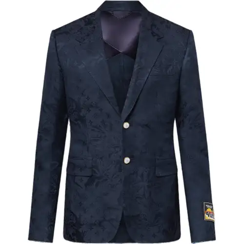 LOUIS VUITTON Business Suit Coat Men's Marine Blue