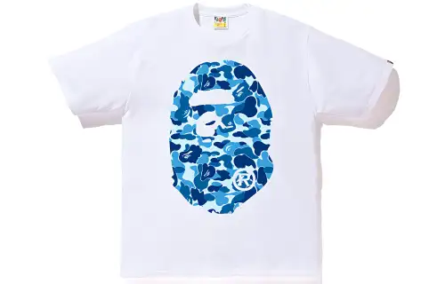 Bape Flame Side Big Ape Head Tee
