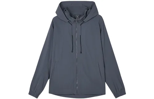 Skechers Jackets Men's Odyssey Gray/026R Hooded Moderate Other