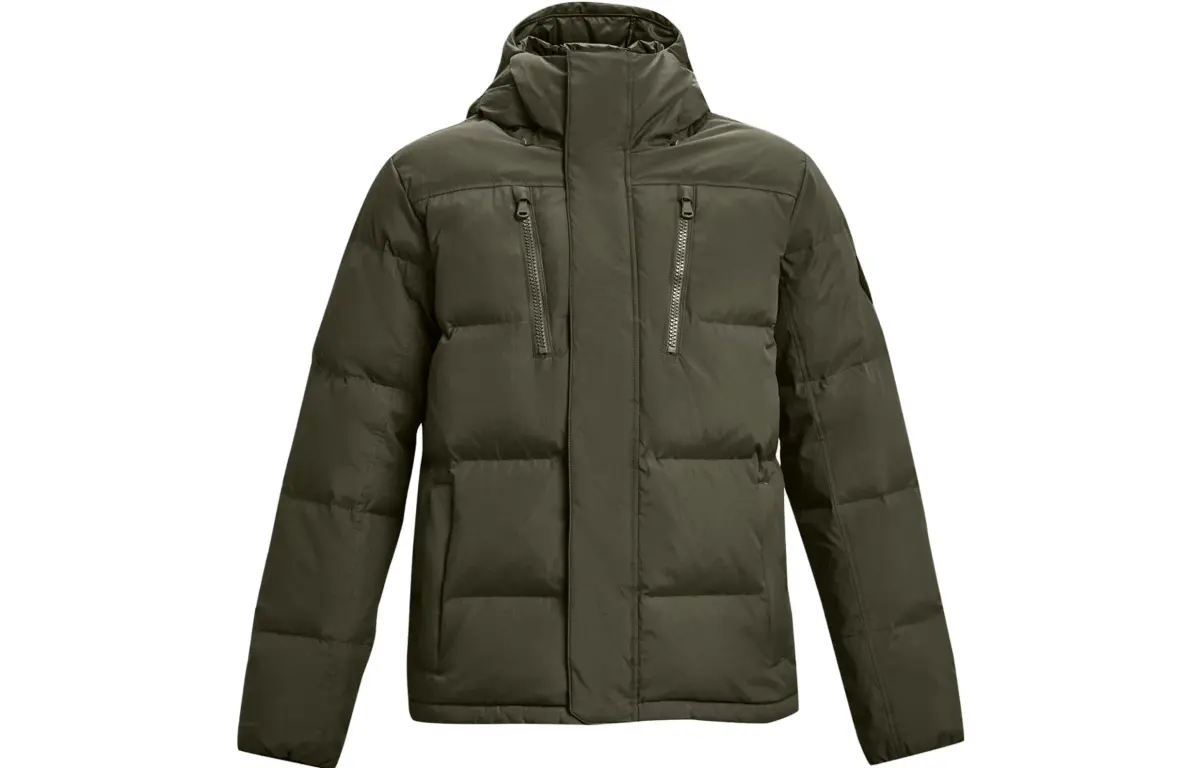 Under Armour Jackets Men's Olive Green Hooded Moderate Other