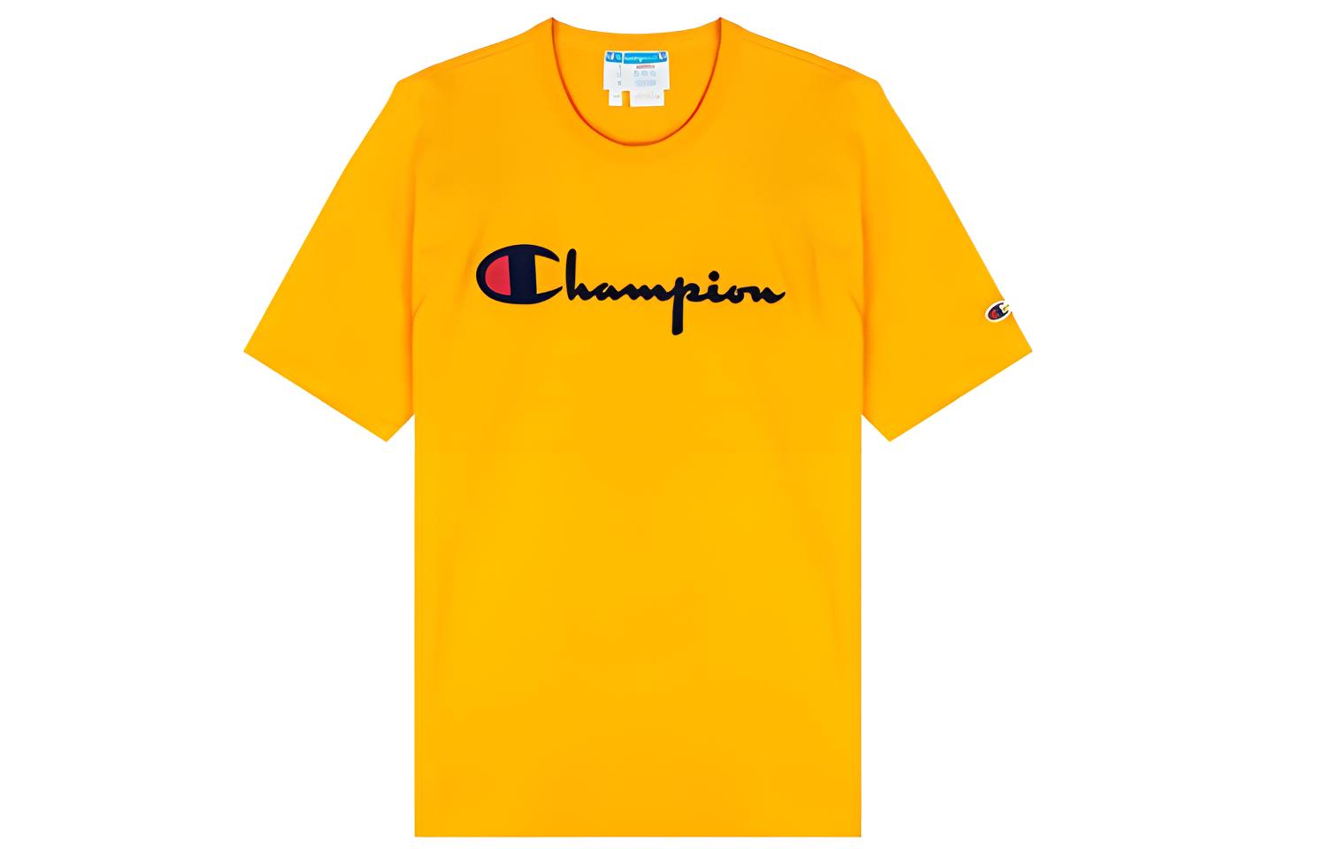 Футболка Champion Logo (желтая)