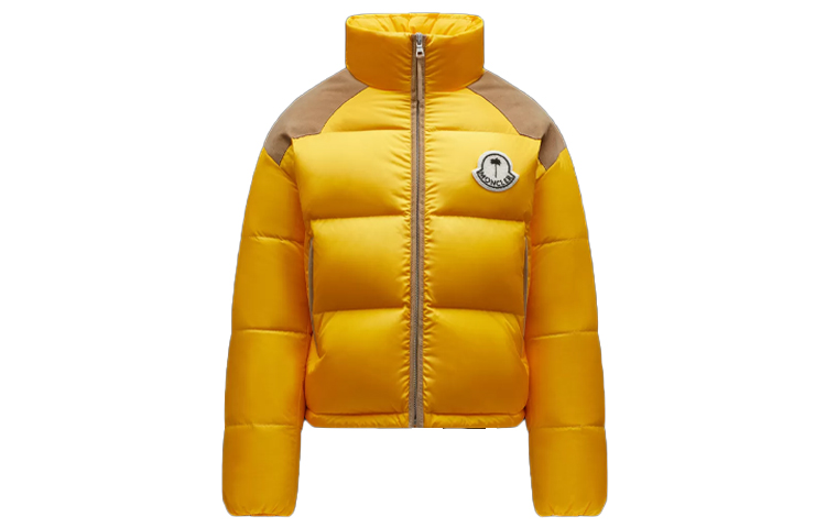 Куртка MONCLER MONCLER GENIUS x PALM ANGELSS FW21 Logo (желтая)