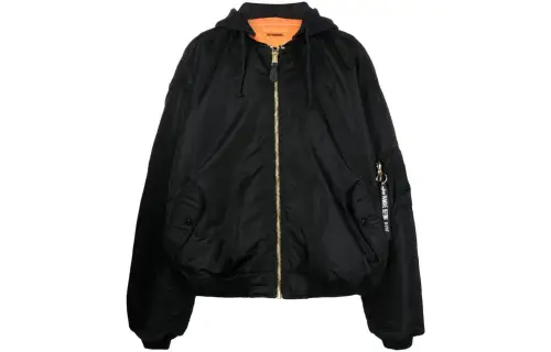 Vetements Hooded Bomber Jacket