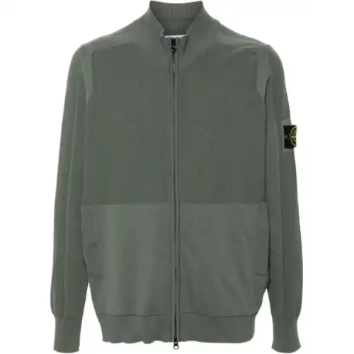 STONE ISLAND Compasse badge Knitted Cardigan