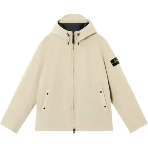 STONE ISLAND Compass Badge Zipped Hooded Jacket