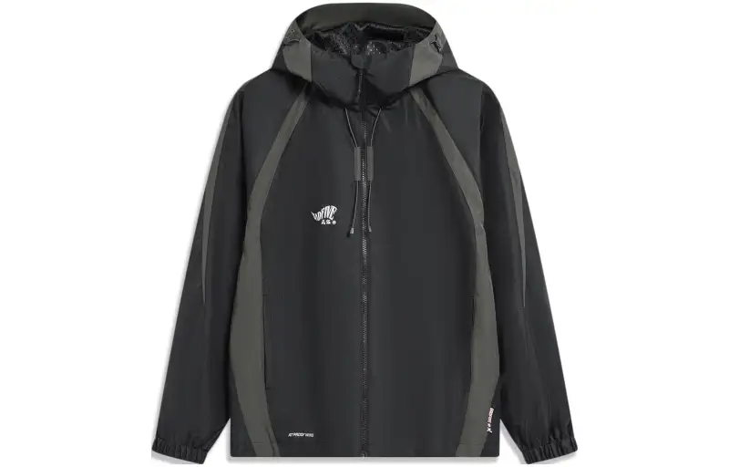 Li Ning Badfive Windproof Windbreaker Jacket Men's Black